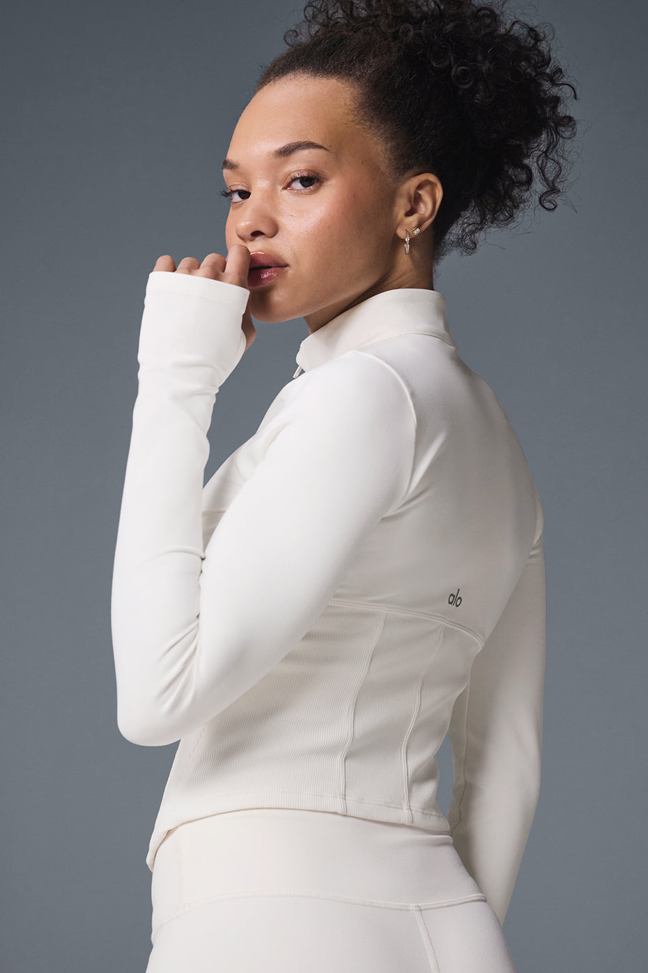 Veste corset entièrement zippée à aérographe