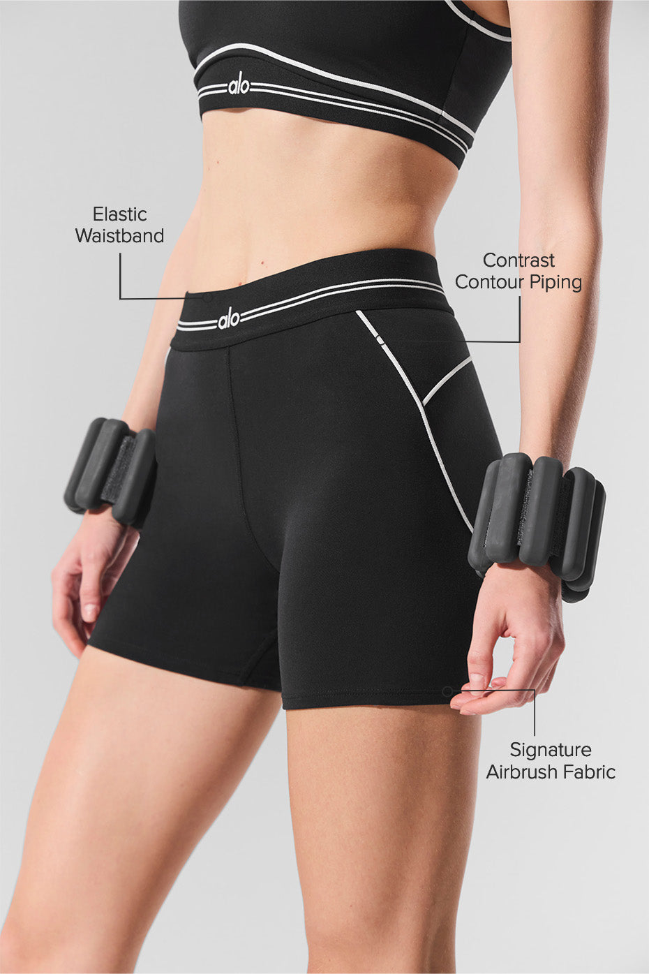 Short - Airbrush Heart Throb TAILLE HAUTE 10cm