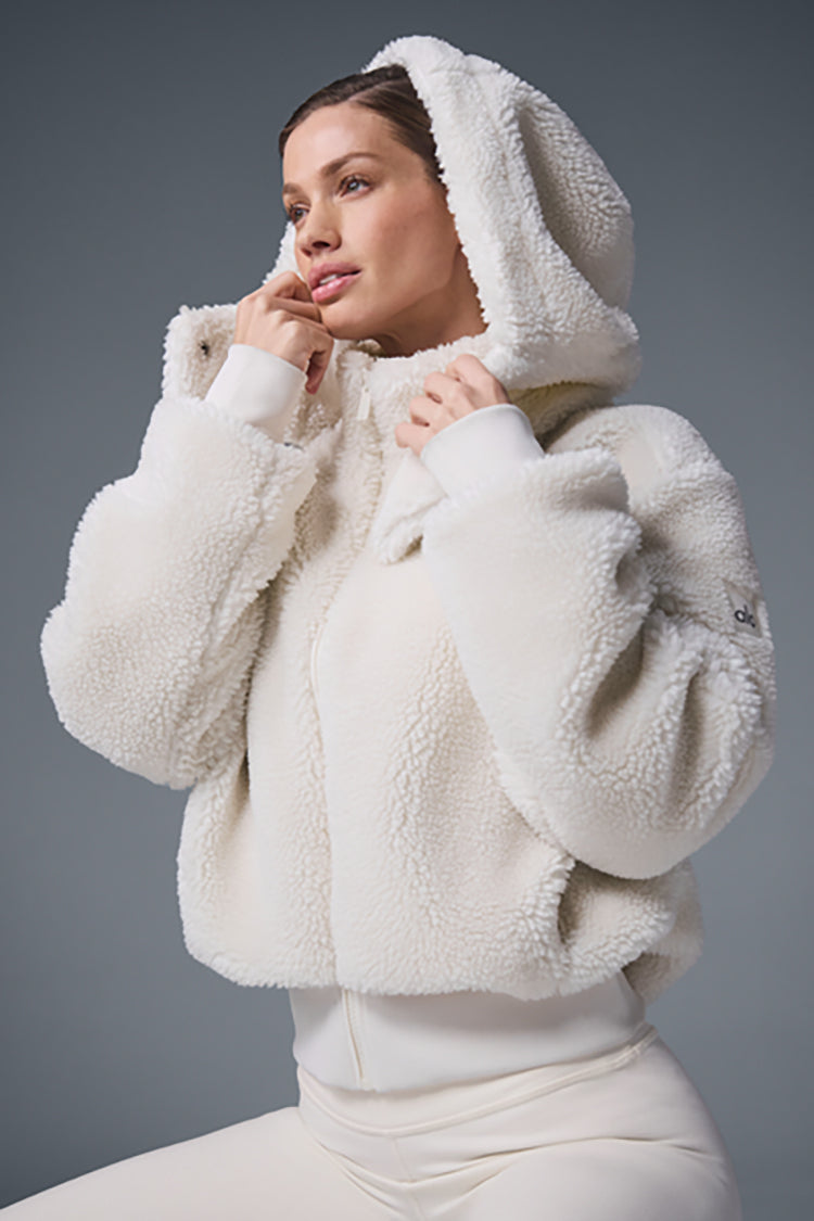veste Foxy Sherpa  - blanc " rupture de stock "